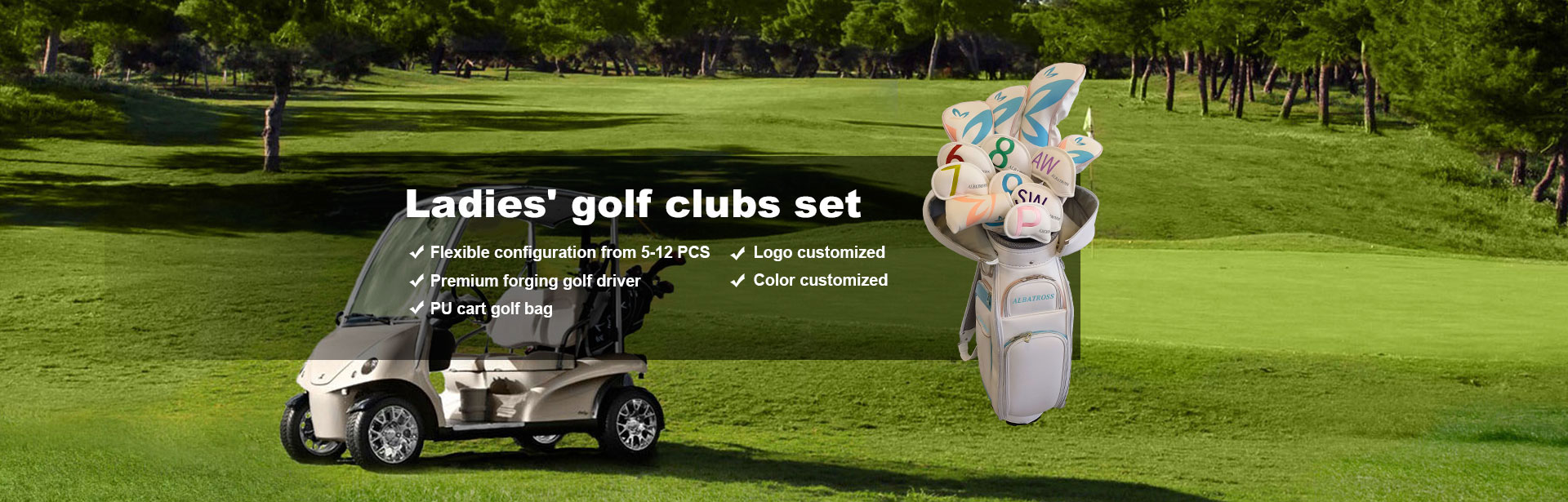 Set Kelab Golf Wanita China